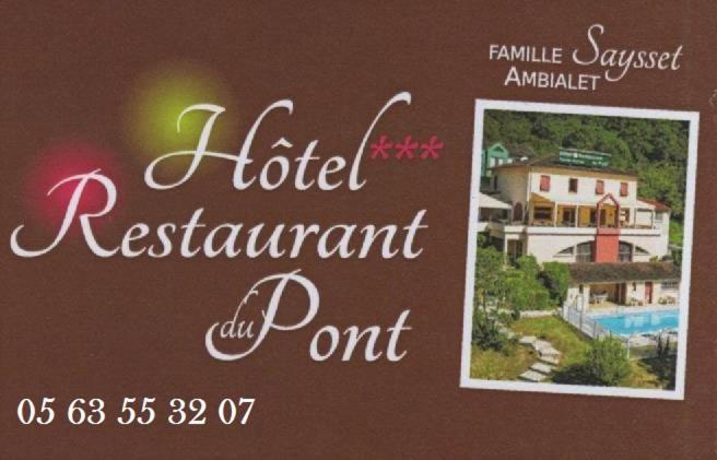 Logis Hotel Restaurant Du Pont Ambialet Eksteriør billede